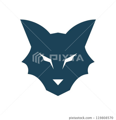Wolf icon logo design Wolf icon logo design 119808570