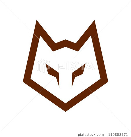 Wolf icon logo design Wolf icon logo design 119808571