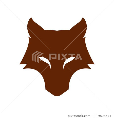 Wolf icon logo design Wolf icon logo design 119808574