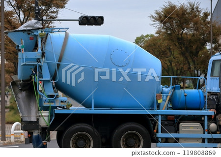 Image of agitator truck (concrete mixer truck) Image of agitator truck (concrete mixer truck) 119808869