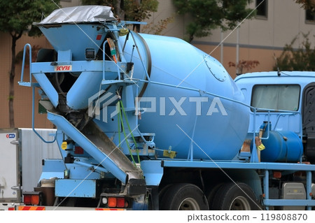 Image of agitator truck (concrete mixer truck) Image of agitator truck (concrete mixer truck) 119808870
