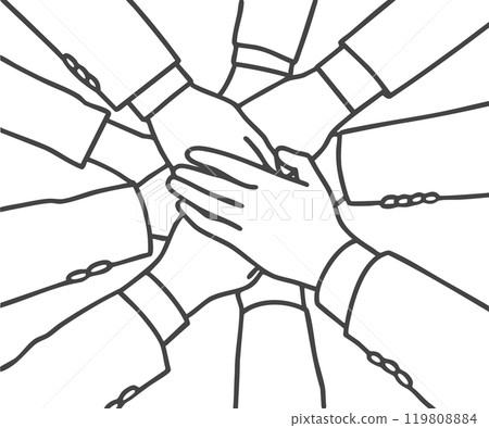 商人一起工作的形象 119808884