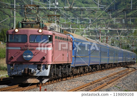 北陸本線新引北站臥舖特急“日本海” 119809108