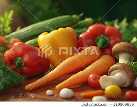 健康飲食的成分 健康飲食的成分 119809659