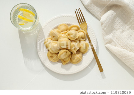 Dumplings, concept of tasty food, dough food Dumplings, concept of tasty food, dough food 119810089