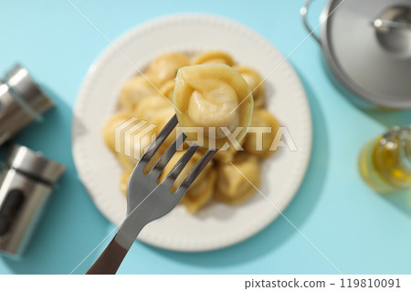 Dumplings, concept of tasty food, dough food Dumplings, concept of tasty food, dough food 119810091