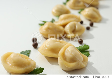 Dumplings, concept of tasty food, dough food 119810094