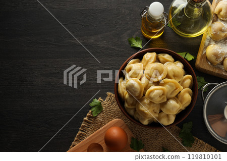 Dumplings, concept of tasty food, dough food Dumplings, concept of tasty food, dough food 119810101