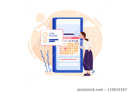 Appointment Illustrations 119810167