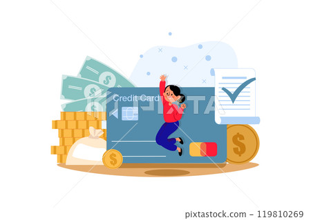 Woman Got Approval For Credit Card 119810269