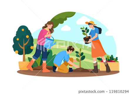 Planting Plants 119810294