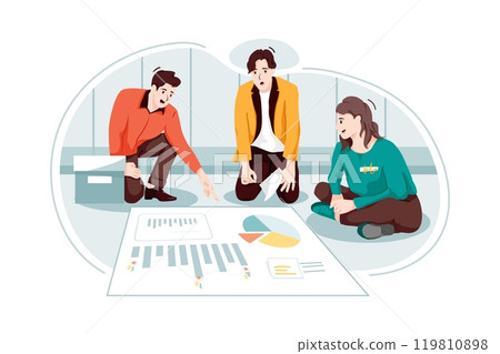 Team Building Illustrations 119810898