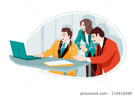 Team Building Illustrations 119810899