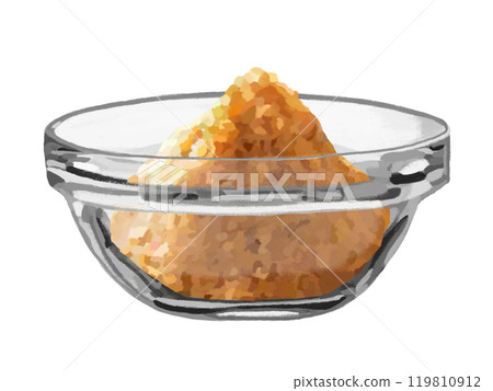 大麥味噌(放在碗裡) 大麥味噌(放在碗裡) 119810912