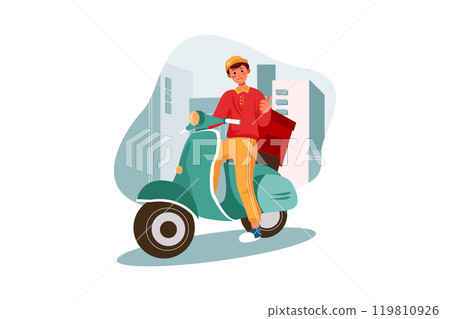 Deliver Products during the covid-19 pandemic 119810926