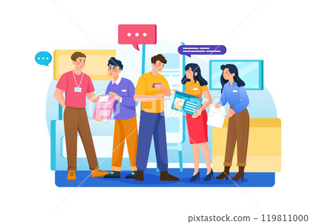 Business community Illustration 119811000