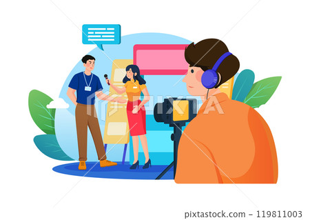 Business Interview Illustration 119811003