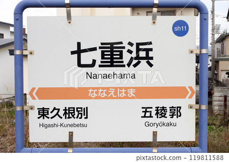 七飯濱站 七飯濱 sh11 北海道南部伊佐裡鐵道 119811588