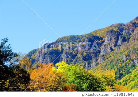 北海道遊記 九月下旬的層雲峽 紅葉的層雲峽 北海道遊記 九月下旬的層雲峽 紅葉的層雲峽 119813642