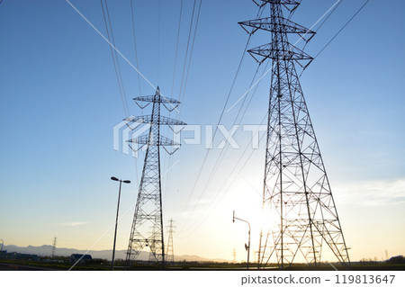 View of the steel tower of the Ebetsu Interchange Line (Route 110) View of the steel tower of the Ebetsu Interchange Line (Route 110) 119813647