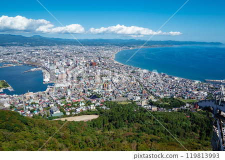 [北海道] 從函館山眺望函館市 119813993