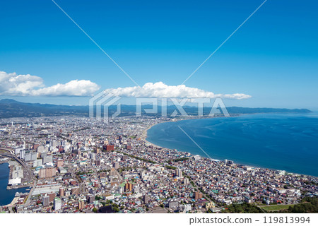 [北海道] 從函館山眺望函館市 119813994