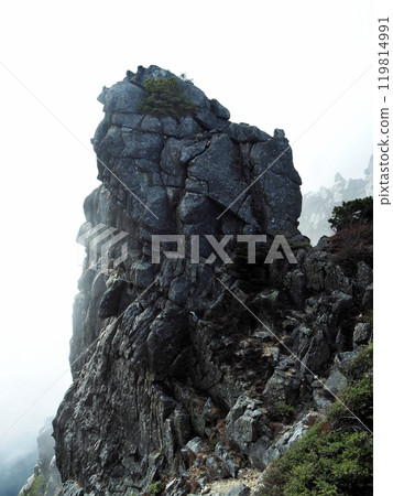 【山中風光】山梨縣金峰山攀登、巨石 119814991
