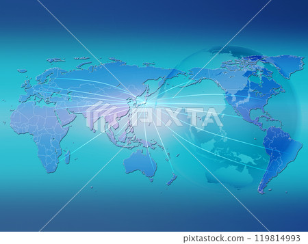 世界地圖地球BG背景圖片網路城市國家 119814993