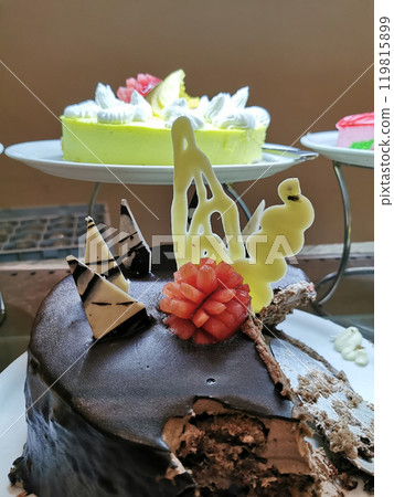 Egypt desserts as nice food background 119815899