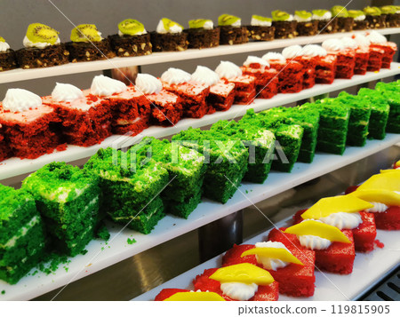 Egypt desserts as nice food background 119815905