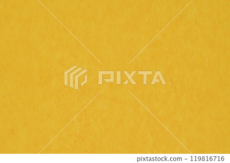 Simple background material made of washi paper (plain, orange color) 119816716