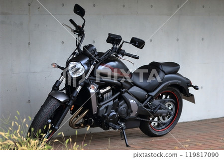 美式摩托車形象 119817090