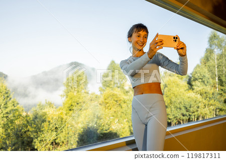 Morning Glow Selfie 119817311