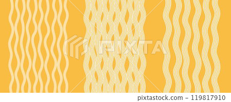 Noodle pattern poster Noodle pattern poster 119817910