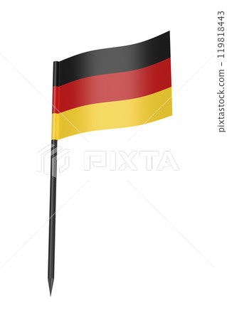 German flag toothpick German flag toothpick 119818443