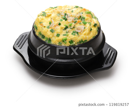 Gyeranchim (Korean-style steamed egg custard) Gyeranchim (Korean-style steamed egg custard) 119819257