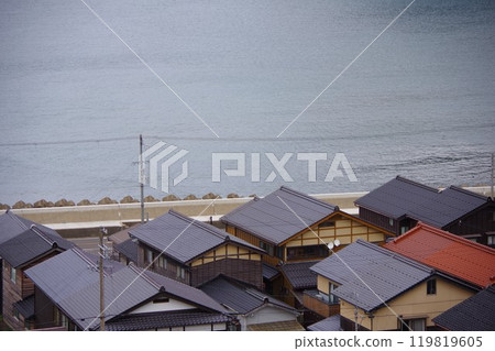 Streetscape of Yobu, Kasumi Ward, Kami Town, Hyogo Prefecture 119819605