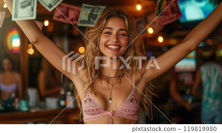 西方女性在賭場玩得很開心 05 119819980