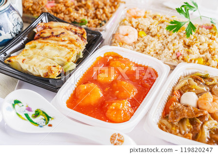 Takeaway Chinese food Takeaway Chinese food 119820247