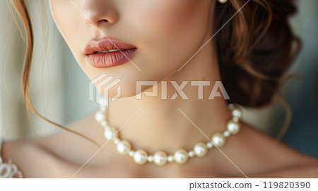 Beautiful pearl necklace 03 119820390