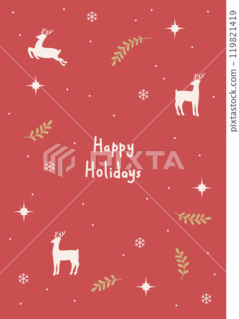 Vector illustration of Christmas doodle. 119821419