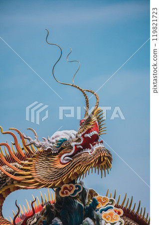 龍的雕像 龍的雕像 119821723