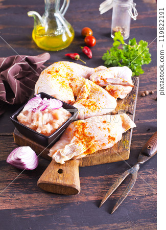 Chicken with spice and salt Chicken with spice and salt 119822191