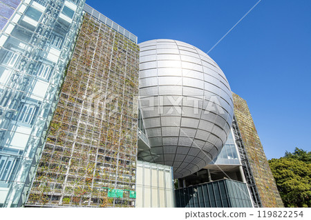 Nagoya City Science Museum on a clear day in Nagoya, Aichi Prefecture 119822254