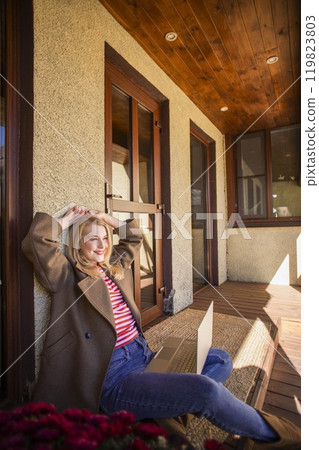 Balcony Bliss, Relax and Refresh. cozy space to unwind and recharge outdoors with the comforts of home 119823803