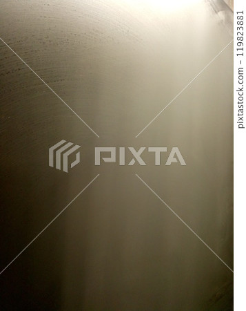 Close-up of a white wall with a smooth texture. Isolated on a white background. 119823881