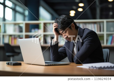 Image of a worried man 01 Image of a worried man 01 119824034