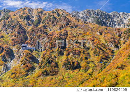 <Toyama Prefecture> Autumn leaves of Kurobedaira and Tateyama Kurobe Alpine Route 119824496