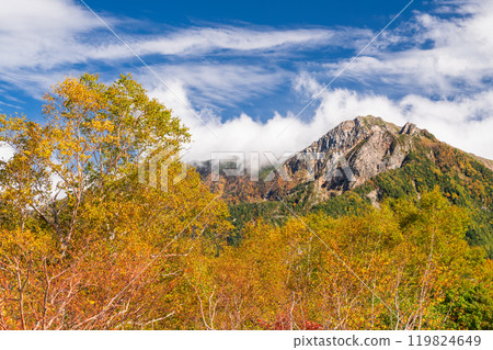《Toyama Prefecture》Tateyama in autumn colors Kurobe Alpine Route, Kurobedaira Garden 119824649