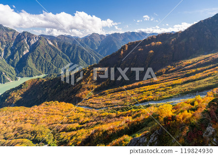《富山縣》立山黑部阿爾卑斯山脈路線/大觀峰雲城露台的紅葉 《富山縣》立山黑部阿爾卑斯山脈路線/大觀峰雲城露台的紅葉 119824930